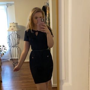 Tommy Hilfiger black shift dress